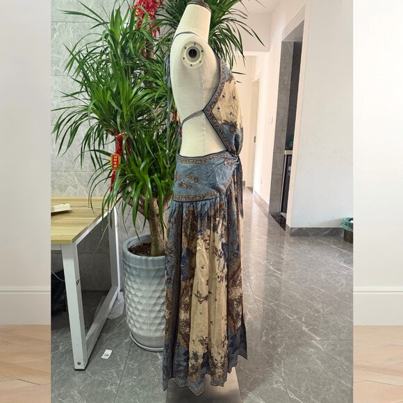 Zimmermann Ascension Paisley Floral Halter Neck Maxi Dress - Picture 3 of 11